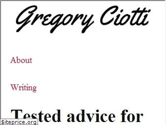 gregoryciotti.com