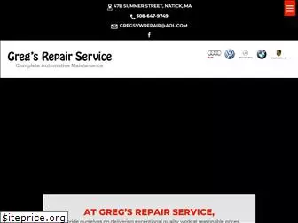 gregsrepairservice.com