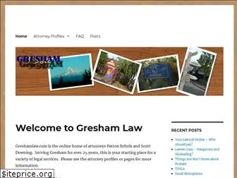 greshamlaw.com