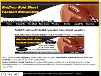 gridirongoldsheet.com