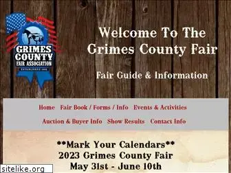 grimescountyfair.com