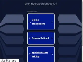 groningerwoordenboek.nl