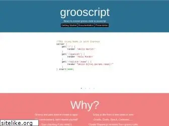 grooscript.org