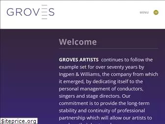 grovesartists.com