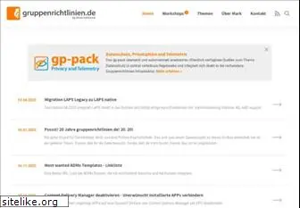 gruppenrichtlinien.de