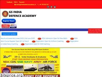 gsindiadefenceacademy.in