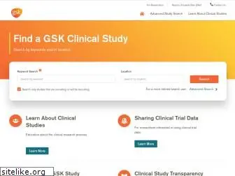 gsk-clinicalstudyregister.com