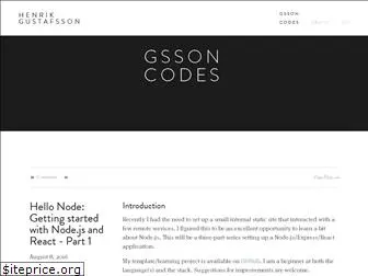 gsson.codes
