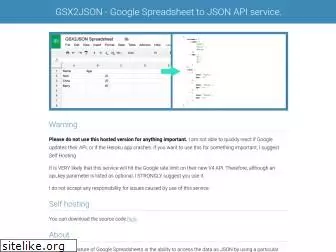 gsx2json.com