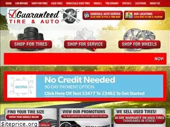 guaranteedtireandauto.net