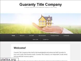 guarantytitlecompany.com