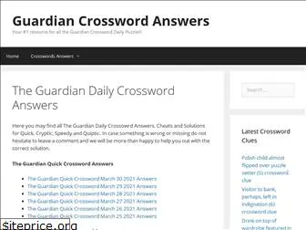 guardiancrosswordanswers.com