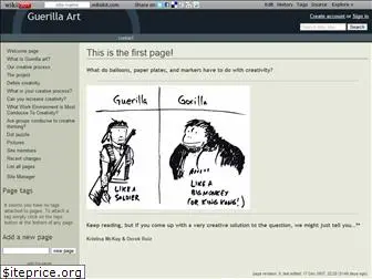 guerilla-art.wikidot.com