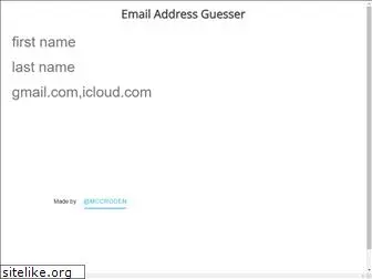 guesser.email