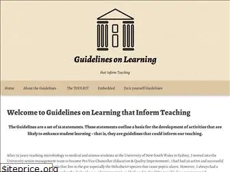 guidelinesonlearning.com