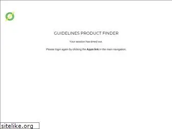 guidelinesproductfinder.com