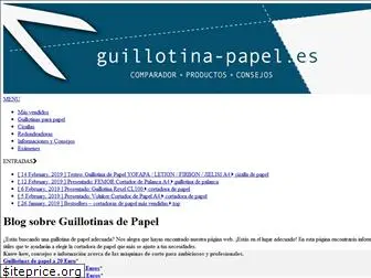 guillotina-papel.es
