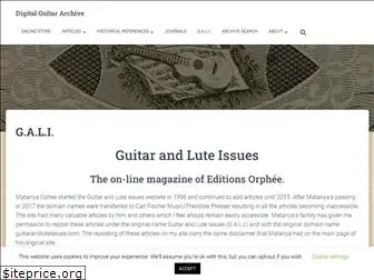 guitarandluteissues.com