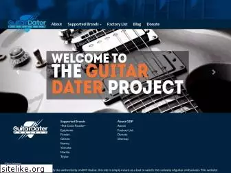 guitardataproject.org
