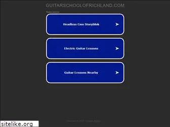 guitarschoolofrichland.com