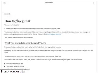 guitarwiki.com