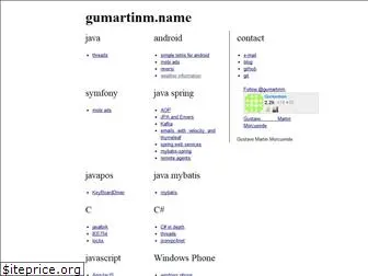 gumartinm.name