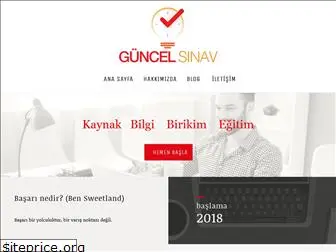 guncelsinav.com