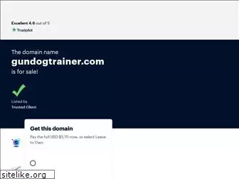 gundogtrainer.com
