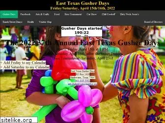 gusher-days.com