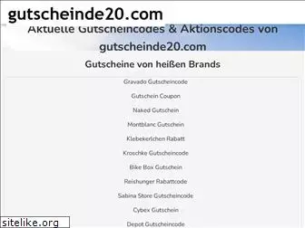 gutscheinde20.com