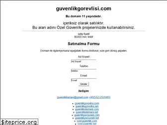 guvenlikgorevlisi.com