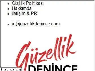 guzellikdenince.com