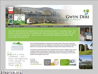 gwynderibedandbreakfast.co.uk