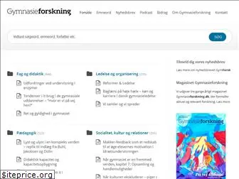 gymnasieforskning.dk