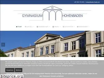 gymnasium-hohenbaden.de