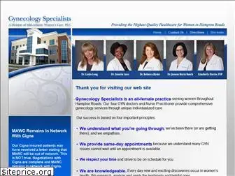 gynspecialistschesapeake.com