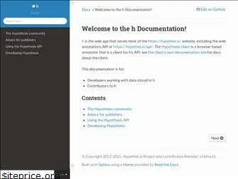 h.readthedocs.io