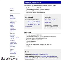 h2database.com