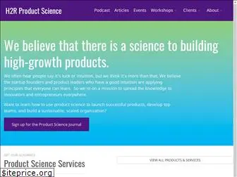 h2rproductscience.com