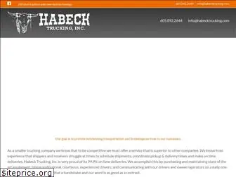 habecktrucking.com