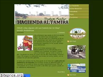 haciendaaltamira.net