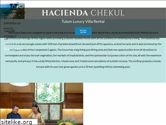 haciendachekul.com