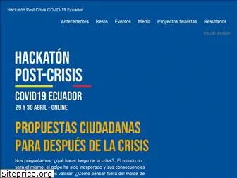 hackatonpostcrisis.org