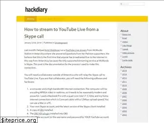 hackdiary.com