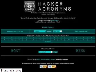 hackeracronyms.com