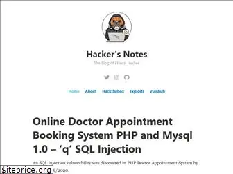 hackersnotes.com