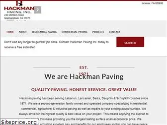 hackmanpaving.com