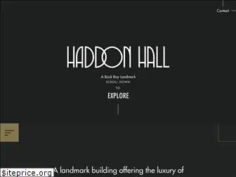 haddonhallboston.com