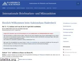 hadersbeck-auktionen.com