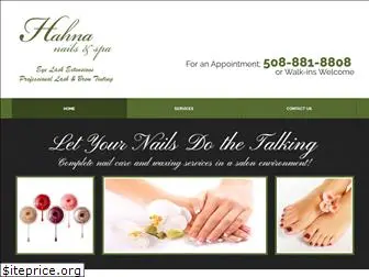 hahnanailspa.com